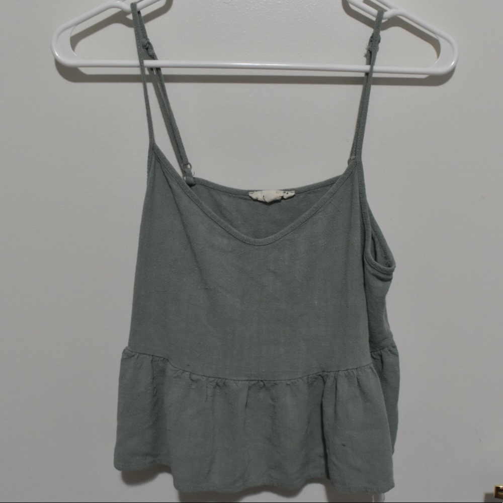 Green blouse